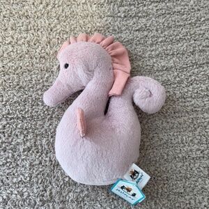 Jellycat London Sienna Seahorse Small Pink Plush Stuffed Animal Retired 7”  NWT